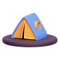 Mobile Map  3D Icon