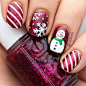 christmas by safnails #nail #nails #nailart