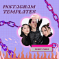 Y2K  30 Instagram Post  Story  Canva template image 2