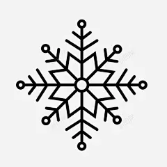 雪花圣诞节冰图标 页面网页 平面电商 创意素材