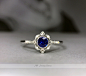 JW珠宝 定制 新品 复古 18K红宝石 蓝宝石 祖母绿钻石戒指 女排戒-淘宝网