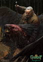 Vesemir, Bartlomiej Gawel : Next card I've made for The Witcher Card Game.