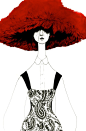 Marc Jacobs时尚女装插画封面大图