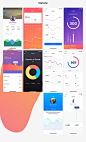 Charlotte iOS UI Kit : Huge trendy collection of mobile screens and components. Fully customized. Bright and fresh iOS UI Kit with lots of useful and beautiful elements. Always be on the top creating your designs via your favorite graphics platform.