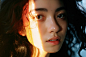 Rainbow light on friendship face photography portrait adult. AI generated Image by rawpixel.