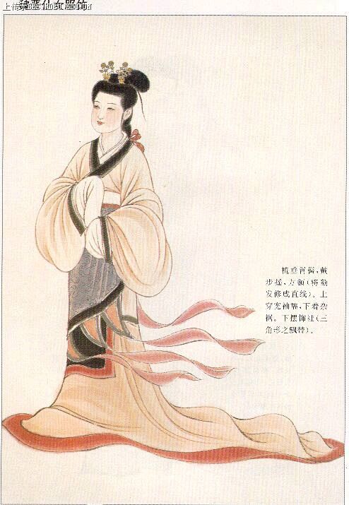 汉代美女画图片