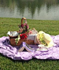 Lovely summer picnic!!! So romantic!!!