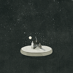 让梦转动起来--Nancy Liang的插画
Nancy Liang是一位悉尼的插画师。她使用牛皮纸挖剪出图案配上手绘铅笔图来创作动画GIF。每个元素首先被画成草图，经过扫描，最后在Photoshop中合成动画。牛皮纸丰富的纸张细节、细腻渐变的质感为这场美梦赋予了真实感。
