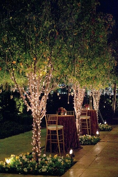 backyard party with ...