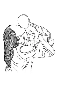 母爱插画   - 源文件下载【酷图网】母爱插画,妈妈抱孩子,线描母子,线描母女,线描母爱,漫画风母爱,母亲节插画,母亲与婴儿,新生儿插画,简笔画,