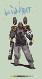 Cyberpunk characters, SAM RisovaL : Cyberpunk characters