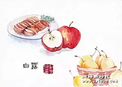 手绘二十四节气水彩食谱 15