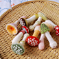 Mushroom Brooches