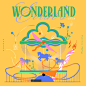 Wonderland
/林彦俊生日应援

包含四个版头&公告&手幅&杯套&门票

灵感来源于考尔德（Alexander Calder 1898-1976）的动态雕塑，稿主提出以乐园为主题，所以发散出四个版头分别是摩天轮/旋转木马/旋转秋千/海盗船。 ​​​ ​​​​