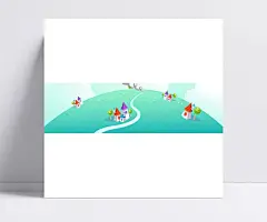 童趣漫画校园banner背景|卡通,唯美,小清新,手绘,海报Banner,童趣