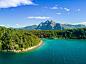 Aerial View Photography of Sea and Forest