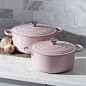 Revered by both professional chefs and home cooks since its 1925 debut, Le Creuset's classic French cookware is prized for its utilitarian good looks and unsurpassed heat retention. This cast-iron French oven is clad in smooth, vitrified porcelain in past