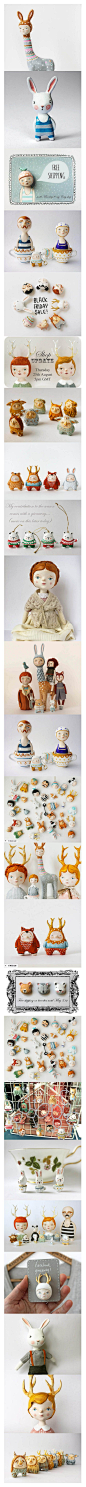 超级萌和可爱的玩偶手工 可软陶粘土陶瓷制作