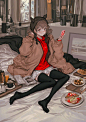 画师LM7笔下的少女 ​​​​