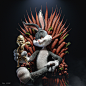 Games Of Tunes, Gal Yosef : This Piece Art called "Games Of Tunes". 
I brought Bugs Bunny into life to show what would happen if after so much time Bugs Bunny would accept an interview. 
Definitely Space Jam will be his best memory. 
What do you