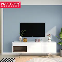 欧雅壁纸墙布无缝全屋雾霾蓝羊绒墙布简约北欧灰色家用客厅背景墙-tmall.com天猫