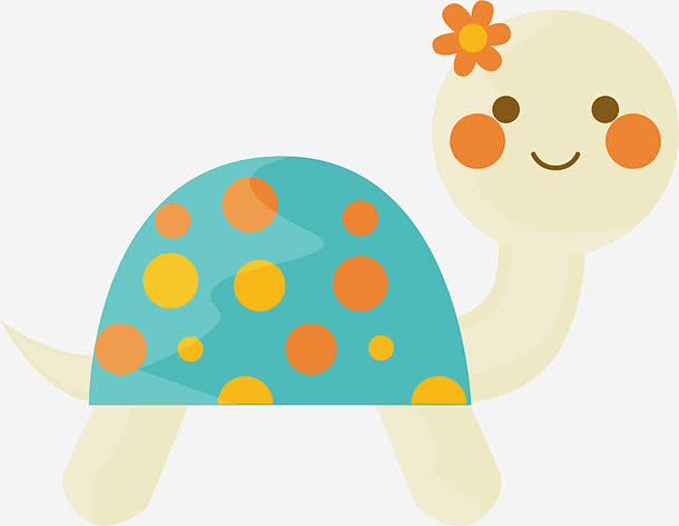 手绘儿童画小乌龟免抠素材 免费 设计图片...