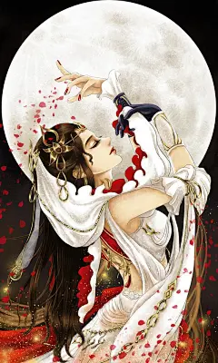 古风手绘绝美剑网三壁纸：山有木兮木有枝，凤凰于君君可知