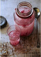 crushed raspberry cocktail