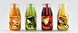 SANOTE自然健康的果汁品牌插画及包装设计欣赏-古田路9号-品牌创意/版权保护平台