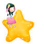 韩国插画可爱小仙子系列 png