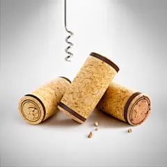 木塞啤酒瓶包装贴图样机