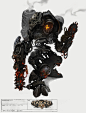 Recovery Bot 机器人战士#原画设计# - CG织梦网