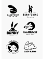 兔兔logo设计丨创意趣味兔子logo设计