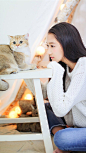 关晓彤牛仔裤写真