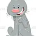 猫,性格,动物,卡通,灰发,幸福,扁平化设计,可爱的,宠物,图像