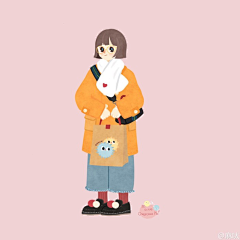 花香不谢采集到插画