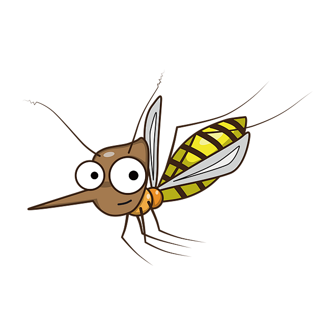卡通蚊子