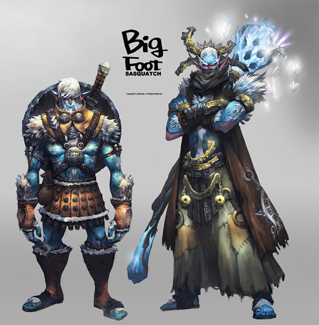 BIGFOOT游戏原画-叁-人人探索ex...