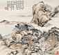 闻说山峰高插天，此中往往著飞仙。白云懒过前山去，且在山腰一晌眠。
【图：冯超然】