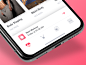 Extended Tab Bar - WeBurn startup iphone 10 iphonex schedule reminder tabbar ux exercise workout ui clean ios women hiit fitness