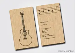 音乐人创意名片设计 @深圳和谐印刷名片匠