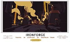 国外玩家印象画：艾泽拉斯著名地点的海报_多玩图库