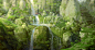 Forest_waterfall, Paperblue .net