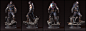 Captain America fan art - Collectible Statue, Eduardo Silva : Hi guys!
I would like to share my last personal work, made during Bernardo Cruzeiro and Bruno Zorzi Digital Sculpture for Collectibles workshop. 
I developed a piece based on Captain America's 