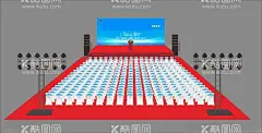 发布会会场布置  - 源文件下载【酷图网】发布会,舞台现场布置,灯光音响会场,X4,会场布置图