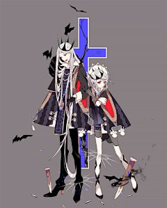 日本人气插画师 しきみ 的二次元人物插画，浓浓的日本漫画风！ ​​​​