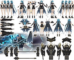 EternalShana″采集到轻科幻三视图