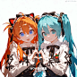 ✨✨准备过年啦！！初音未来xEVA✨✨_2_WOW的AI绘画(收徒)_来自小红书网页版