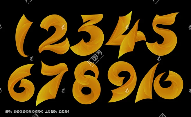 红金数字 倒计时 字体设计 艺术字体 多彩数字 金色数字 周年庆 倒计时数字 创意数字 设计 阿拉伯数字设计 油漆字体 抽象数字 周年庆设计-花瓣网