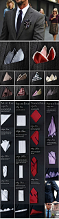 Pocket square guide.